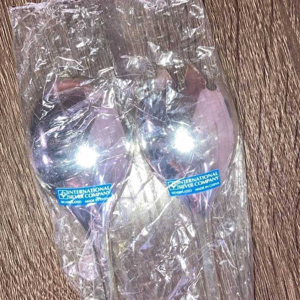 International Silver Company Silver Plated Spoon & Fork Set NWT